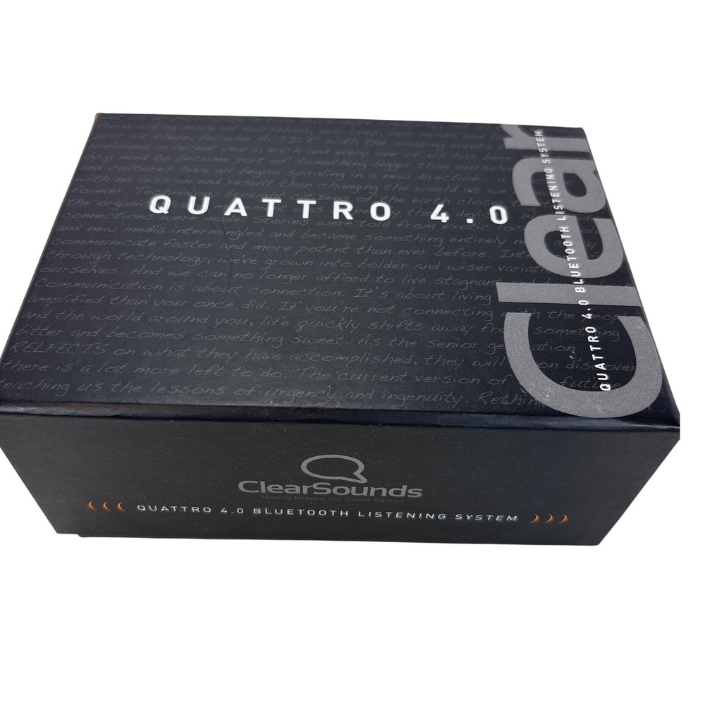 ClearSounds Quattro 4.0 Bluetooth Adaptive Listening System Neckloop CS-QUATTRO4